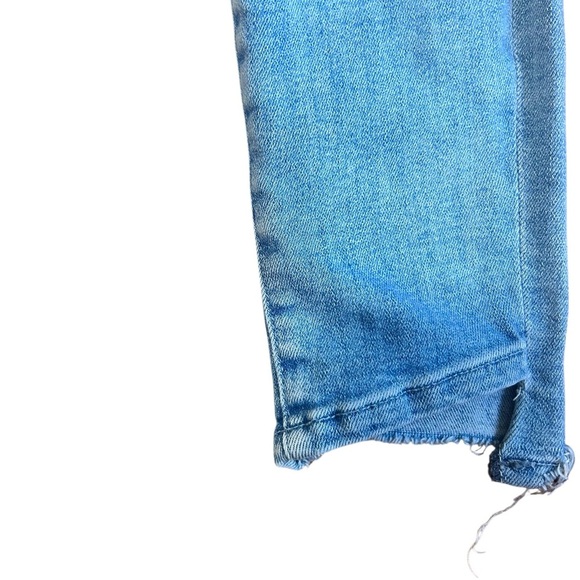 Mother The Stunner Zip Ankle Step Chew Jeans In Poisoned Petals Size 26 - Picture 8 of 15